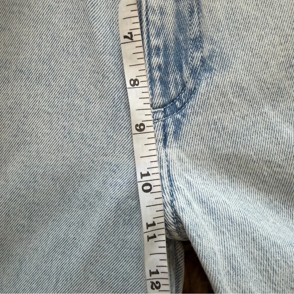 NWOT rag & bone Harlow Midrise Straight Jeans - raw hem light Raquel wash 28